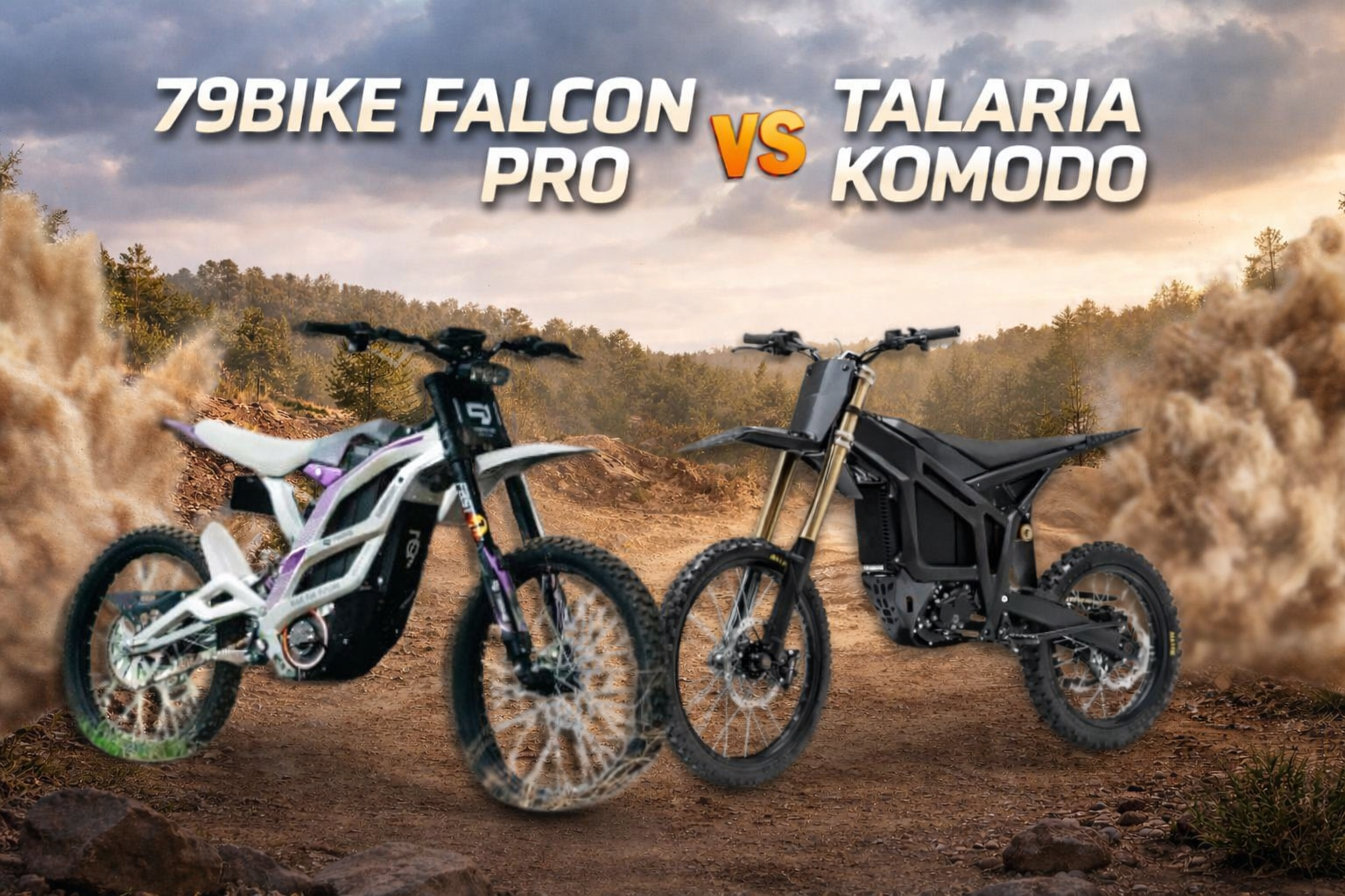 79Bike Falcon Pro vs Talaria Komodo: High-Power Electric Dirt Bike Com