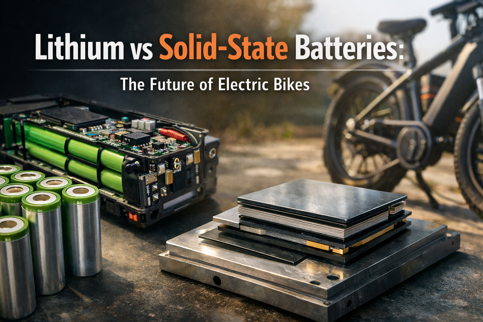 Lithium vs Solid‑State Batteries: The Future of Electric Bikes