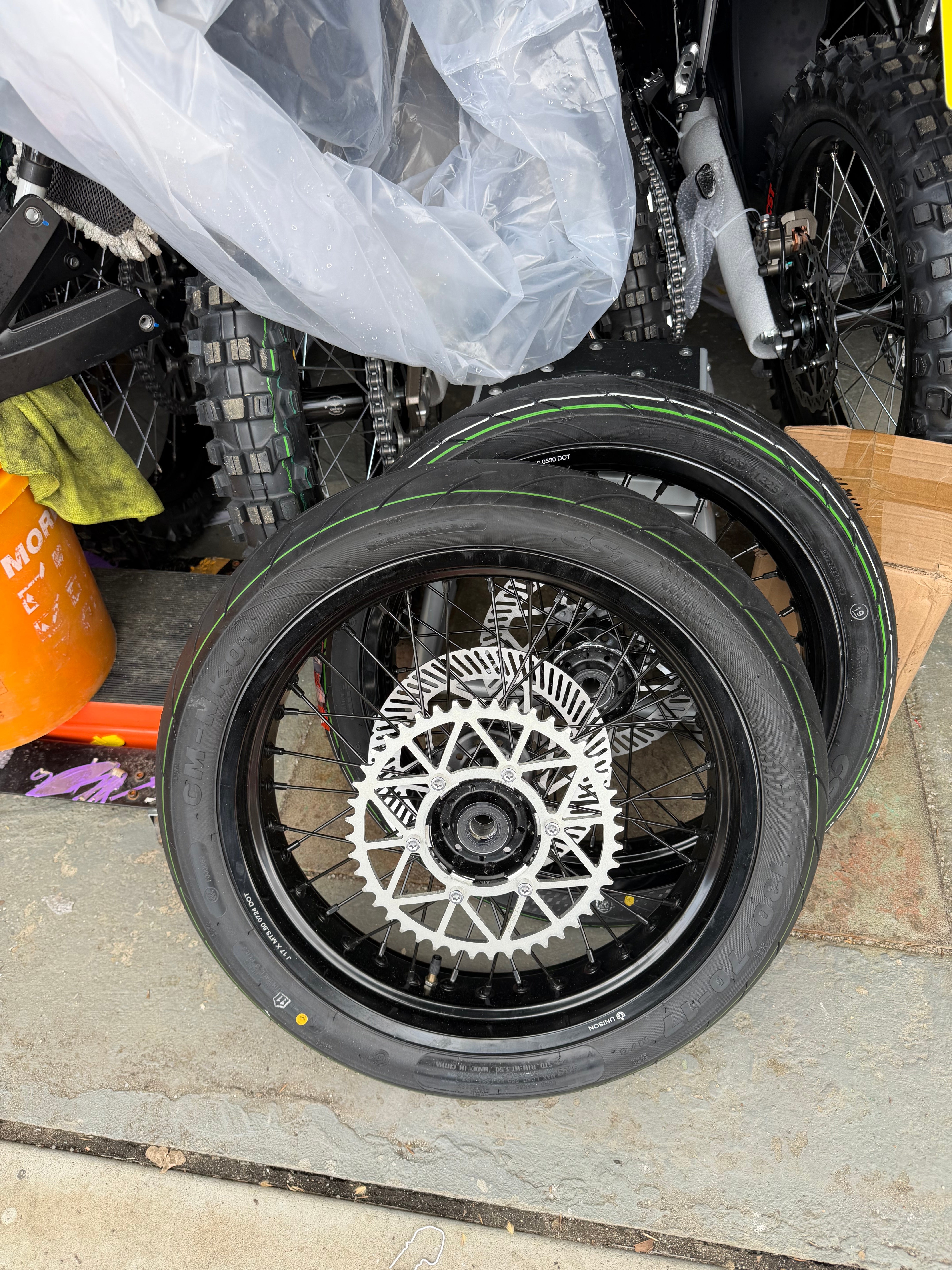 Ultra Bee Supermoto Wheel Kit