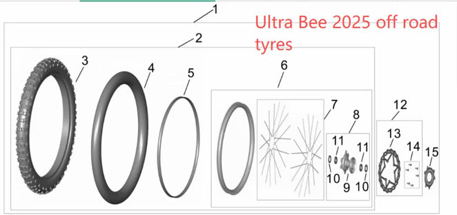 Ultra Bee Off-road Tires Set