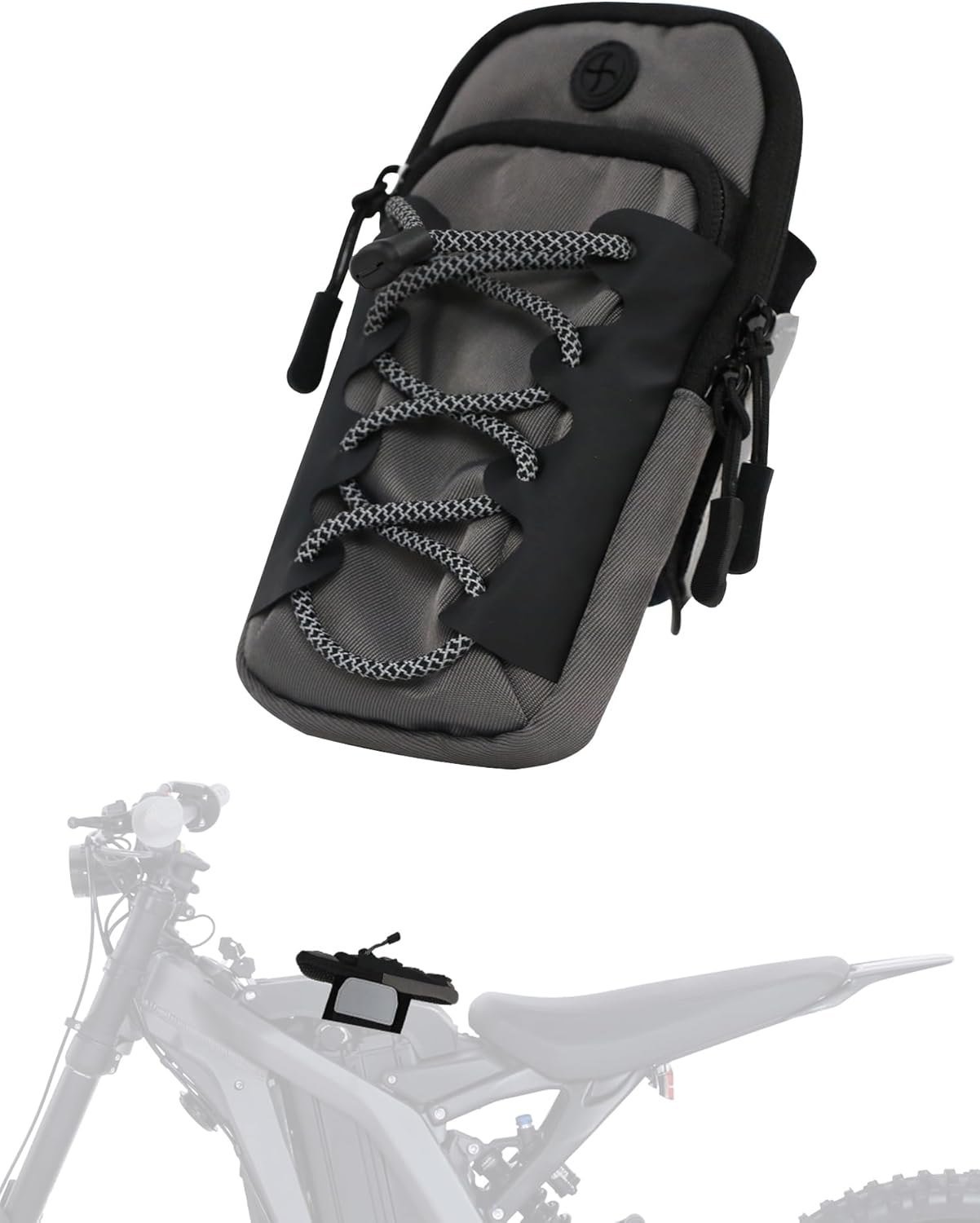 JFG RACING Frame Battery Bag for Electric Dirt Bike,Motorcycle Cover Storage Pouch for E Dirtbike Yozma IN10/Tutti Soleil 01/Surron Light Bee/E Ride Pro S SS SR/Talaria MX3 MX4 MX5 Ebike Accessories