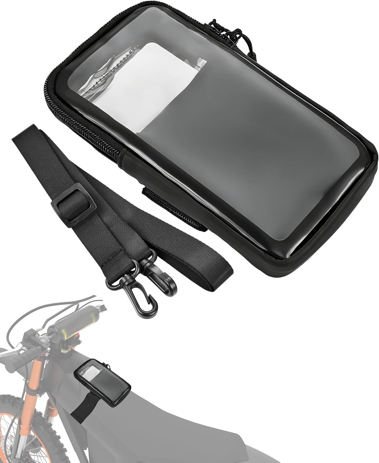 JFG RACING Frame Battery Bag for Electric Dirt Bike,Motorcycle Cover Storage Pouch for E Dirtbike Yozma IN10/Tutti Soleil 01/Surron Light Bee/E Ride Pro S SS SR/Talaria MX3 MX4 MX5 Ebike Accessories