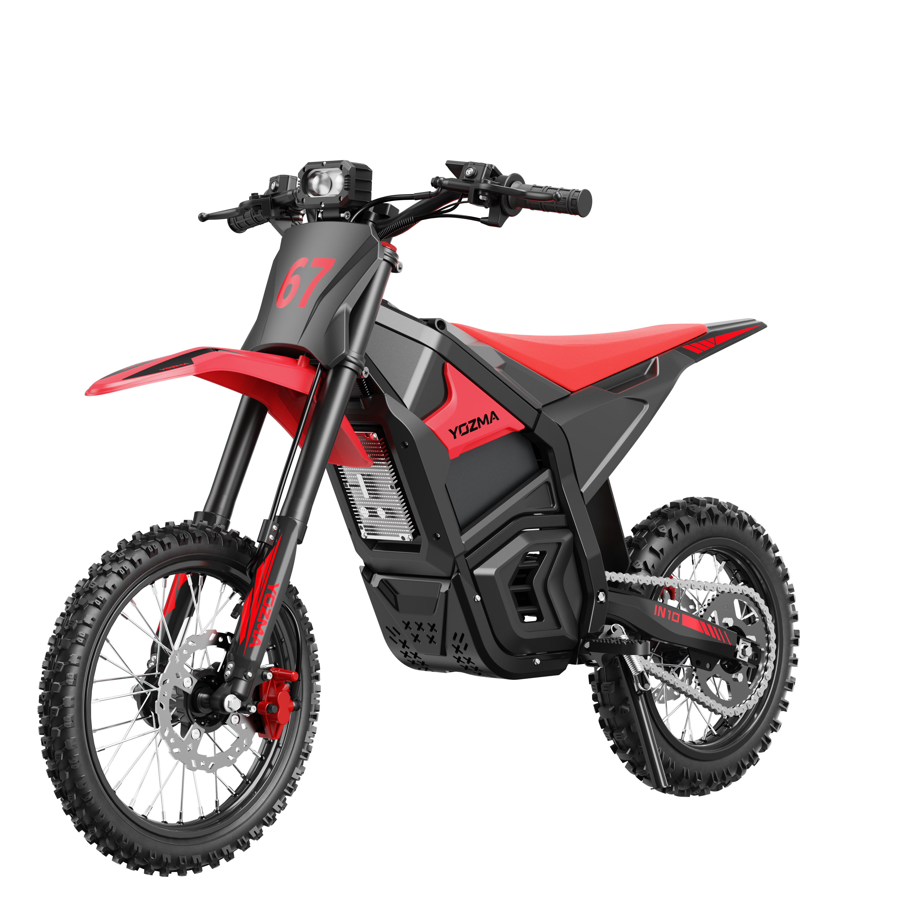 Yozma IN 10 Electric Mini Dirt Bike front right side