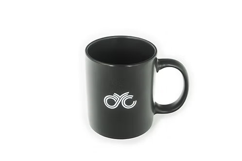 Classic Black Ceramic Coffee Mug