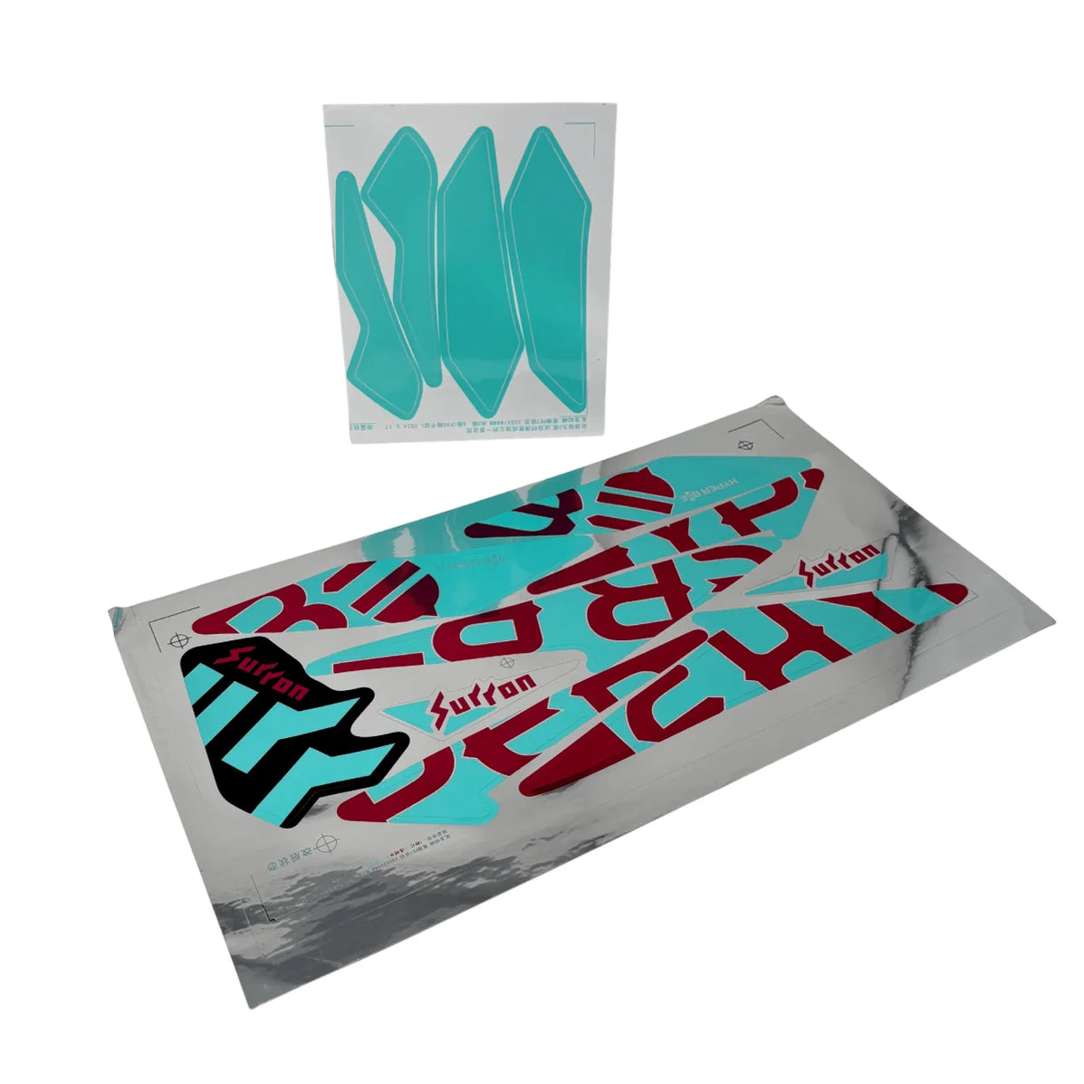 Hyper Bee Decal Set (Blue & Rose Gold)