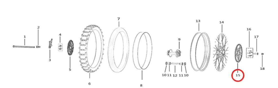 Light Bee Sprocket (48T, 2025 & Earlier)