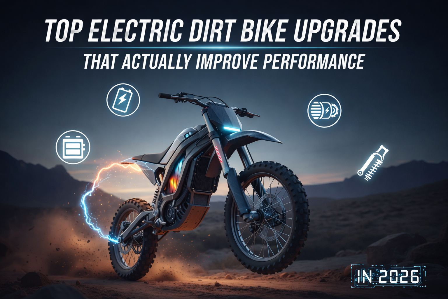 Top Electric Dirt Bike Upgrades That Actually Improve Performance in 2026