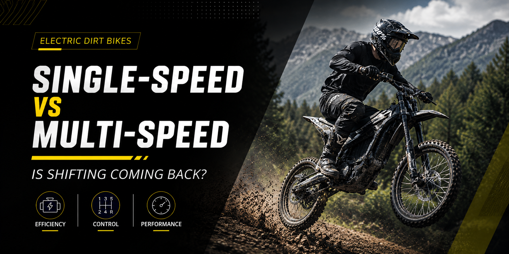 Single‑Speed vs Multi‑Speed Electric Dirt Bikes: Is Shifting Coming Back?