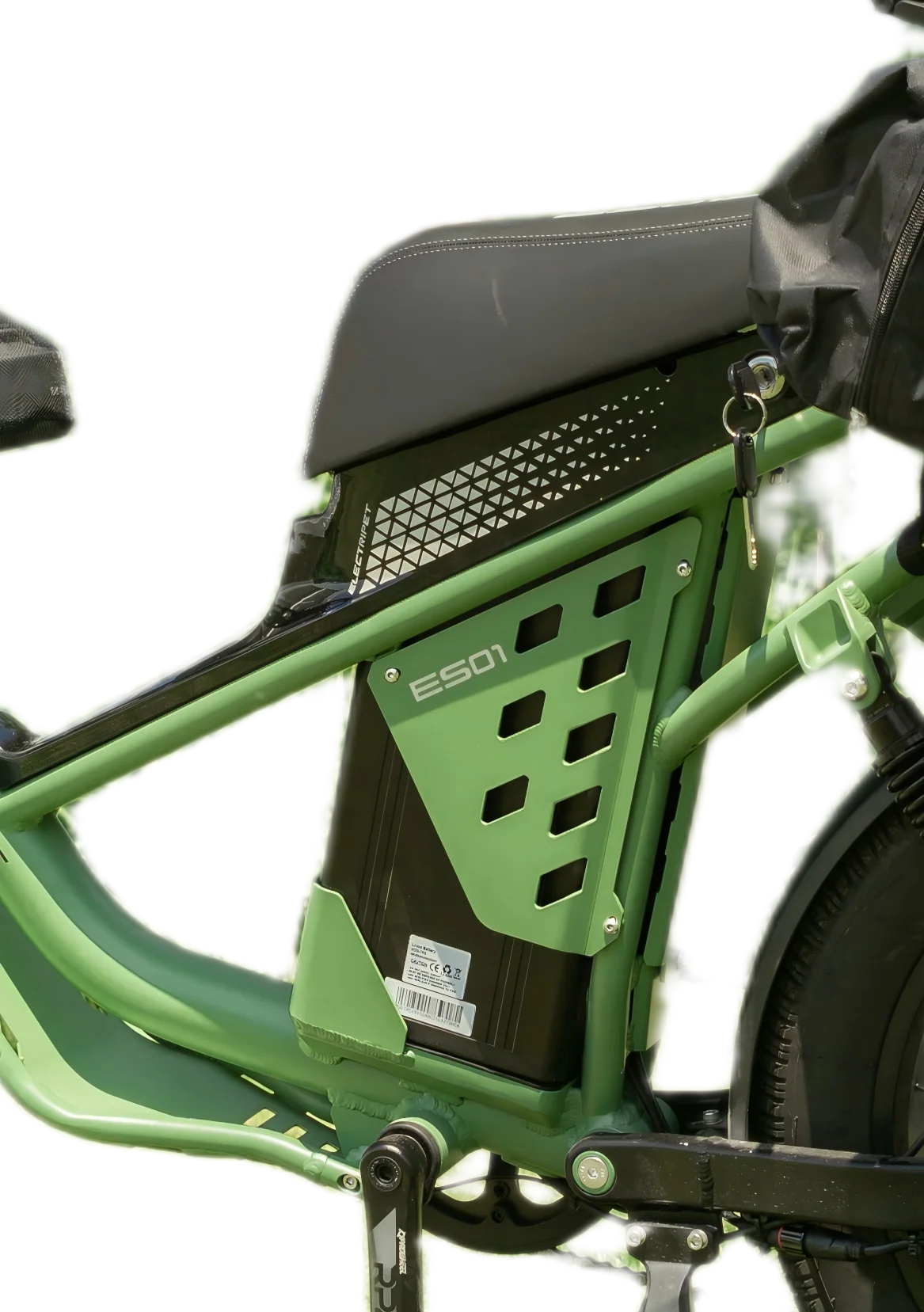 48V 50Ah battery Long Range Fat Tire Camping E-Bike