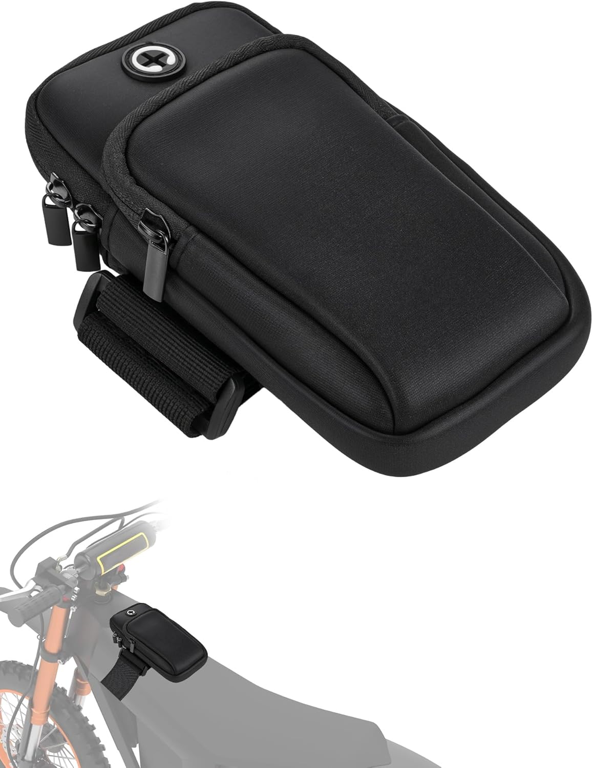 JFG RACING Frame Battery Bag for Electric Dirt Bike,Motorcycle Cover Storage Pouch for E Dirtbike Yozma IN10/Tutti Soleil 01/Surron Light Bee/E Ride Pro S SS SR/Talaria MX3 MX4 MX5 Ebike Accessories