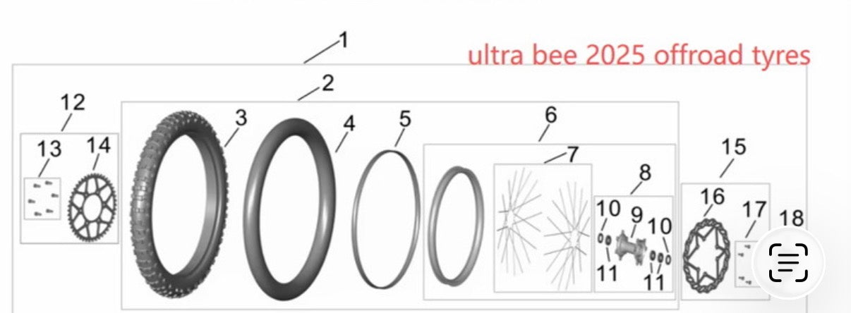 Ultra Bee Off-road Tires Set
