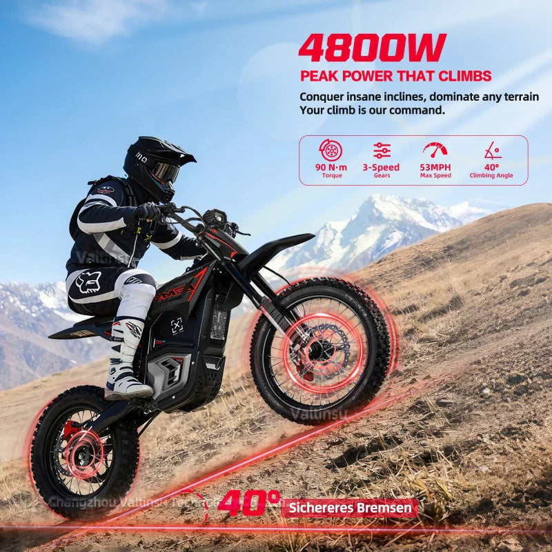 VALTINSU Electric Off-road Pit Bike Dirt Bike EM-5 PRO