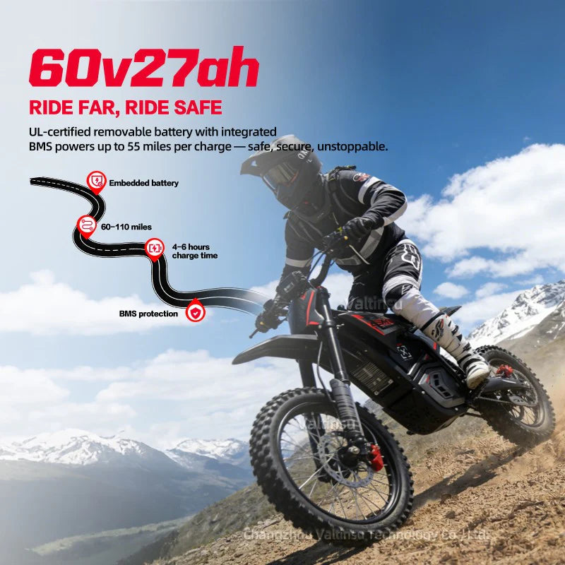 VALTINSU Electric Off-road Pit Bike Dirt Bike EM-5 PRO
