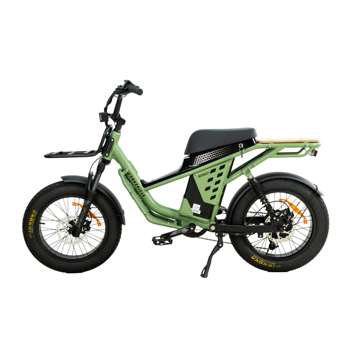 48V 50Ah battery Long Range Fat Tire Camping E-Bike