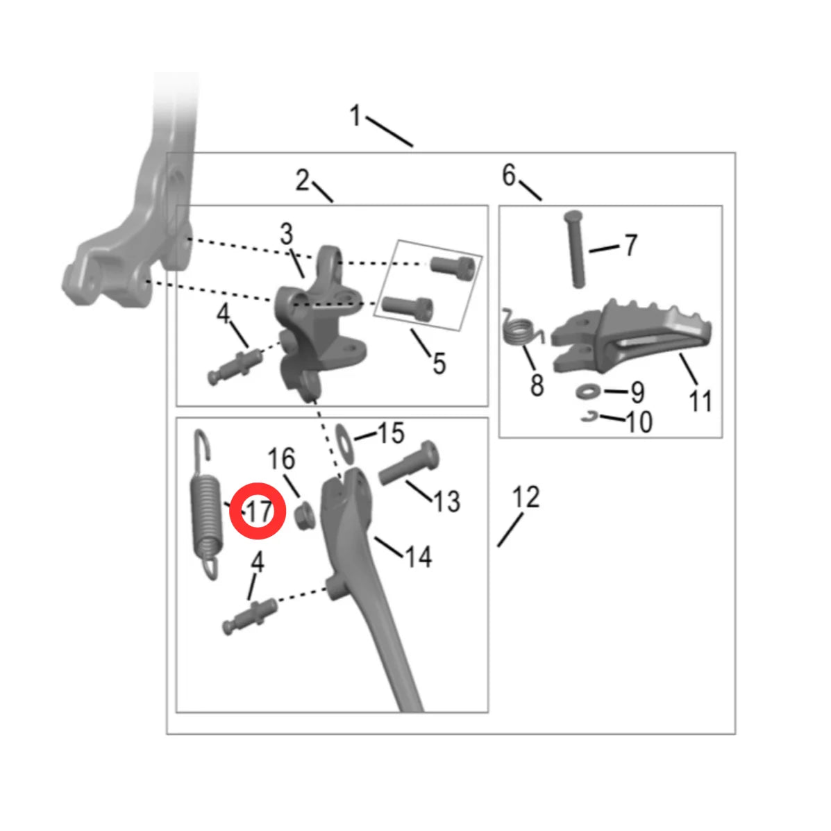 Hyper Bee Kickstand Spring