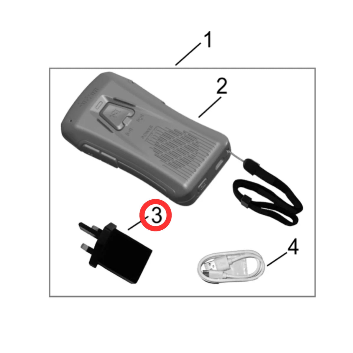 Hyper Bee Remote Charger Block
