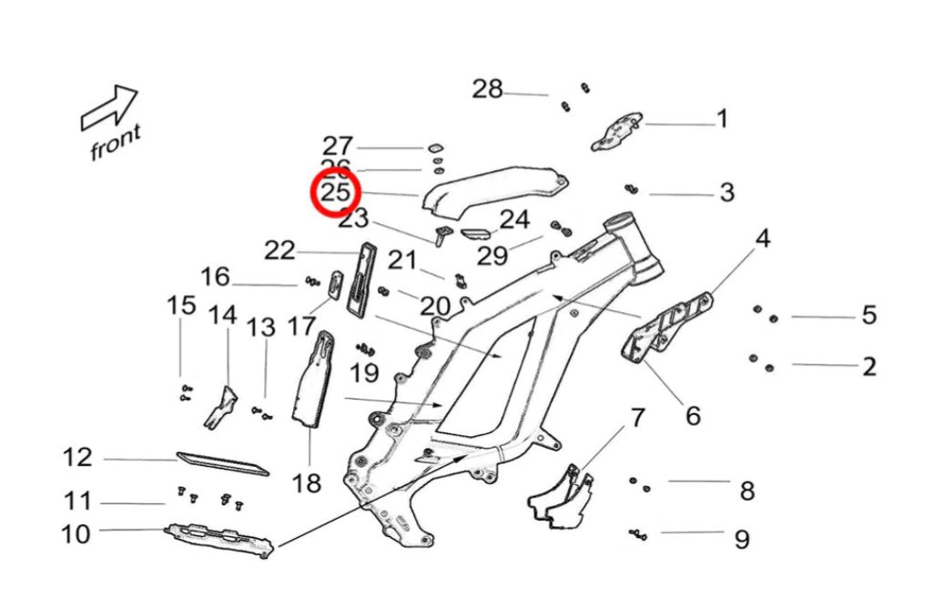 Light Bee Battery Lid - Surron Canada