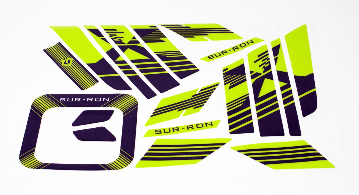 Light Bee Black & Green X Decal Kit - Surron Canada