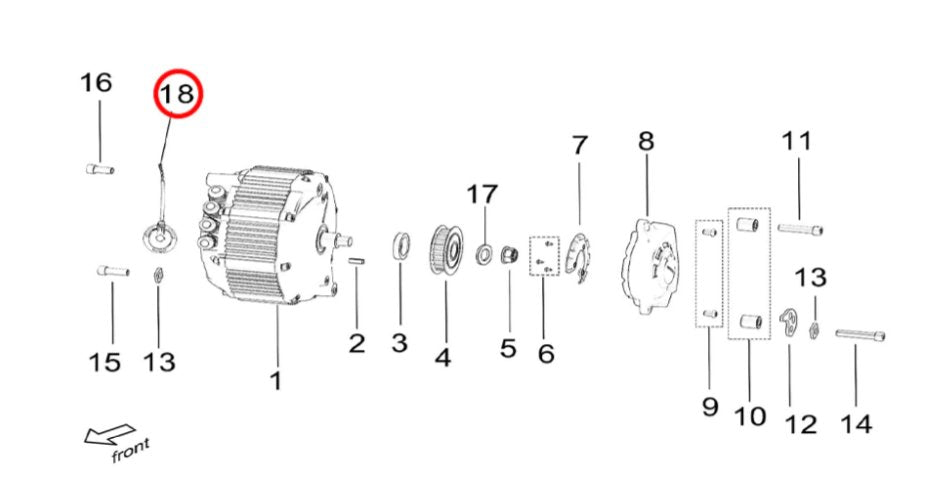 Light Bee Hall Sensor - Surron Canada