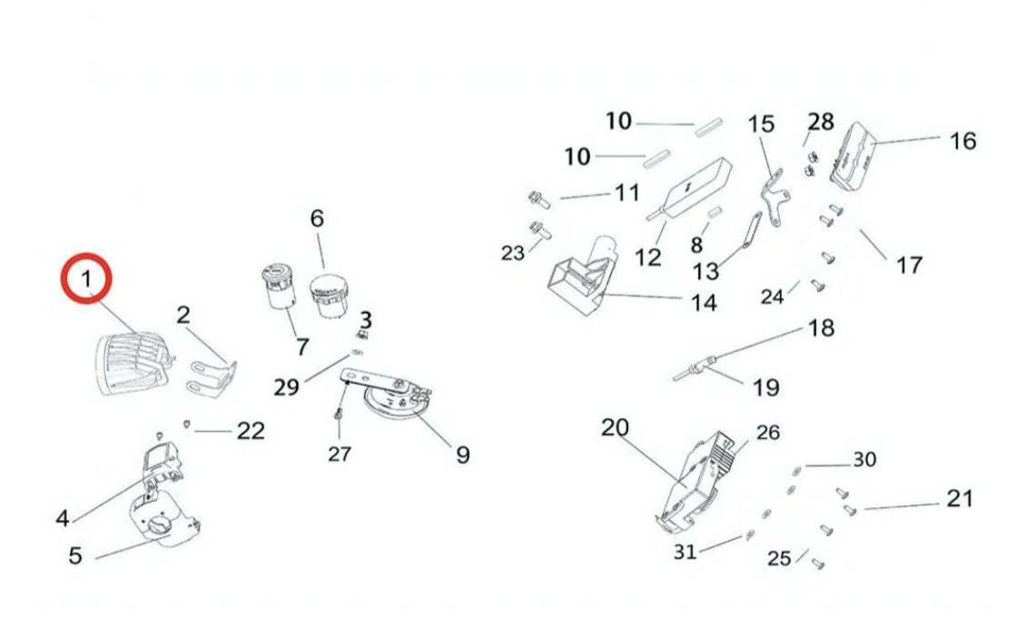 Light Bee Headlight - Surron Canada