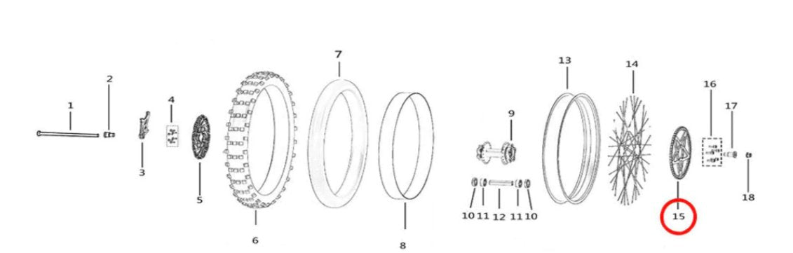 Light Bee Sprocket (48T) - Surron Canada