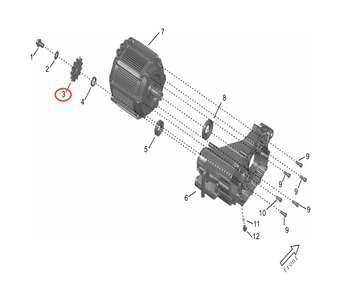 Storm Bee 13T Output Sprocket