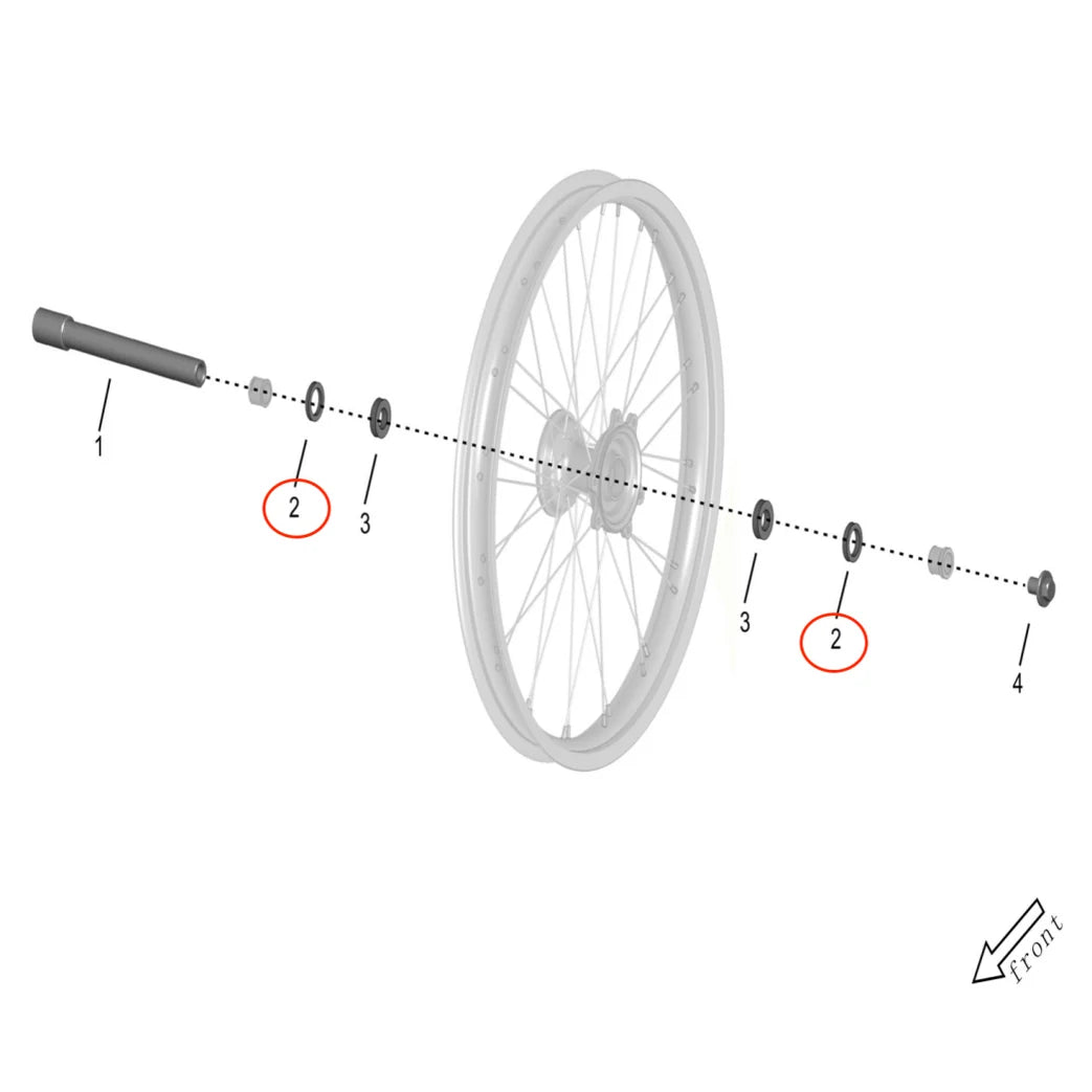 Storm Bee Front Wheel Hub Seal