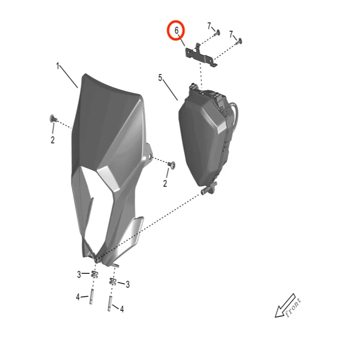 Storm Bee Headlight Installation Bracket