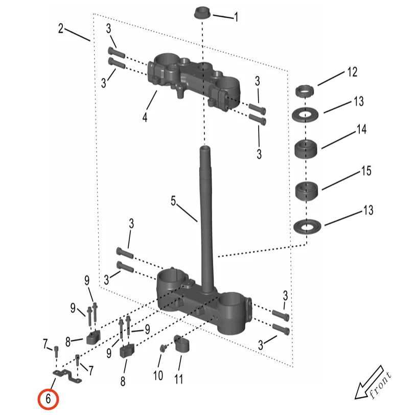 Storm Bee Headlight Plug Bracket