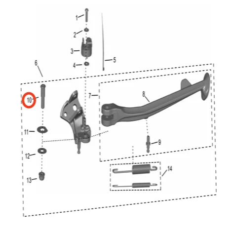 Storm Bee Kickstand Axle Pin
