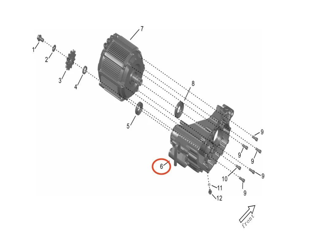 Storm Bee Main Gear Box