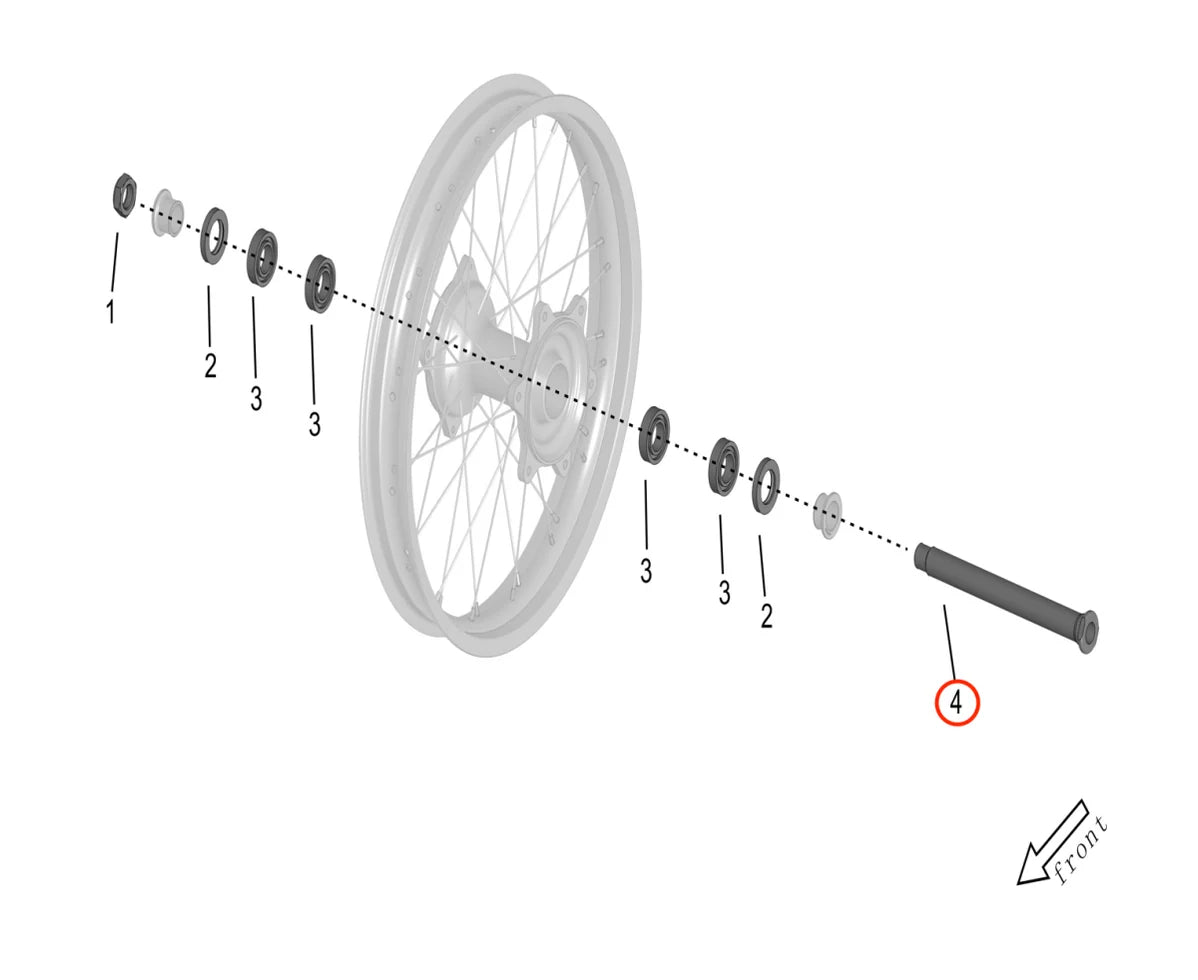 Storm Bee Rear Axle