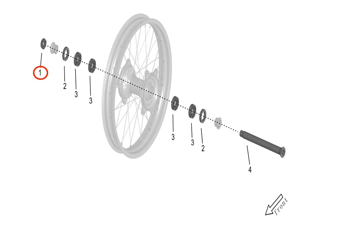 Storm Bee Rear Axle Nut