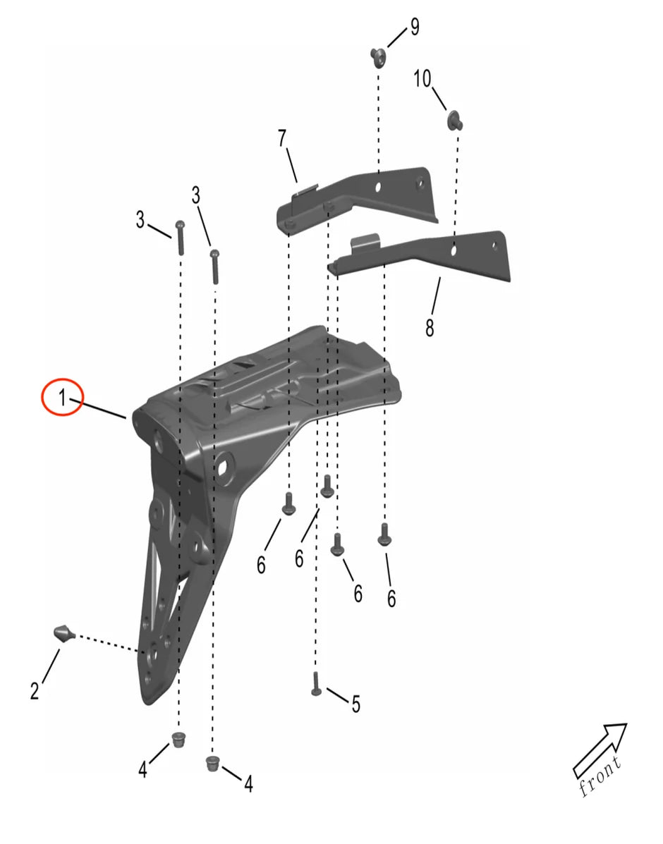 Storm Bee Rear Tailpiece