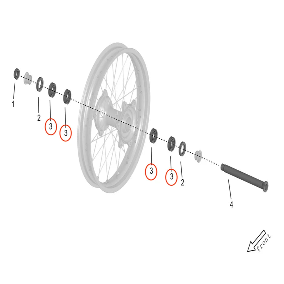 Storm Bee Rear Wheel Bearing