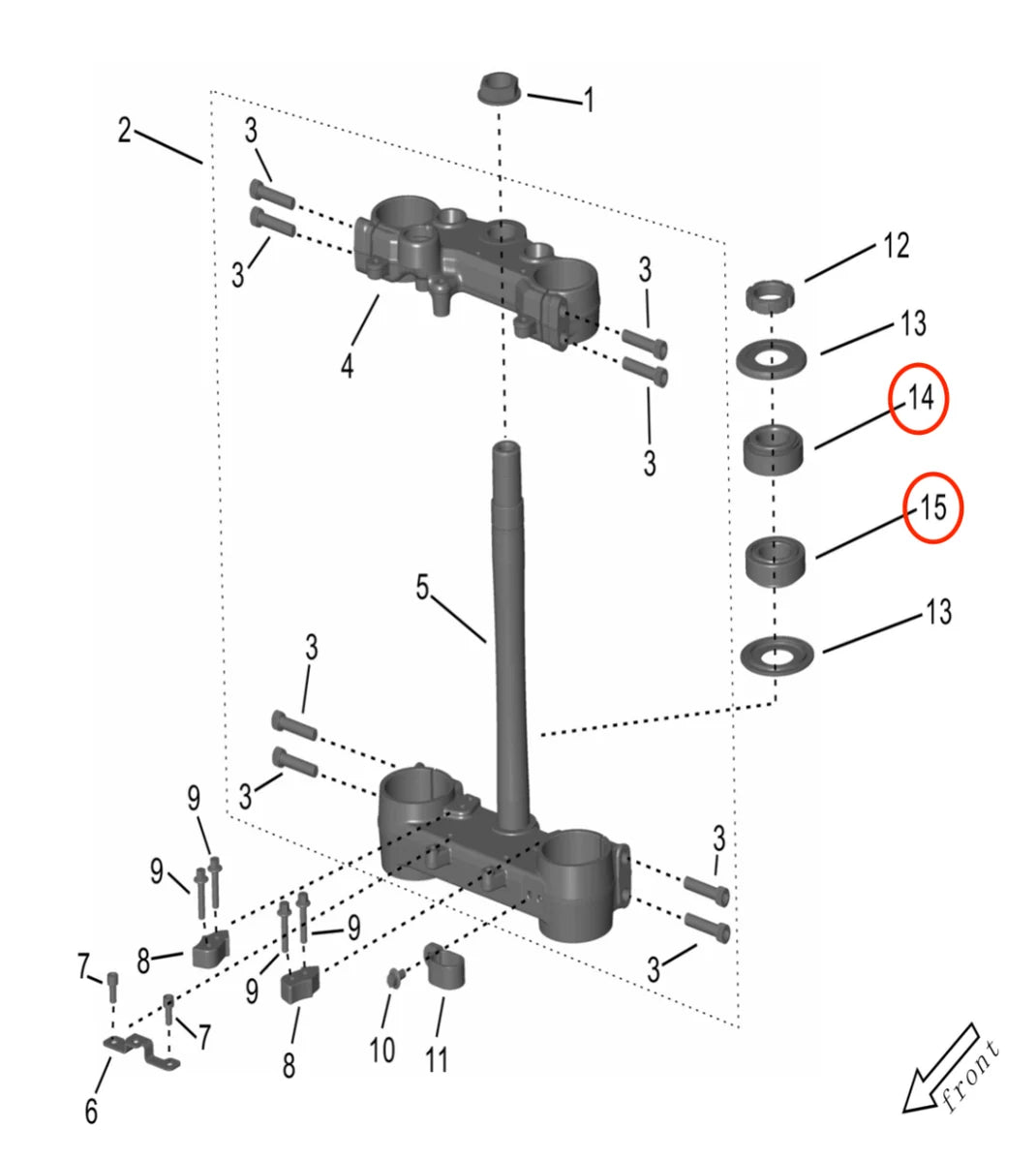 Storm Bee Steering Stem Bearing