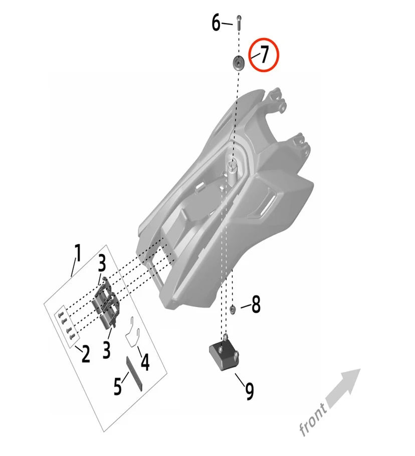 Ultra Bee Battery Compartment Lock Bushing