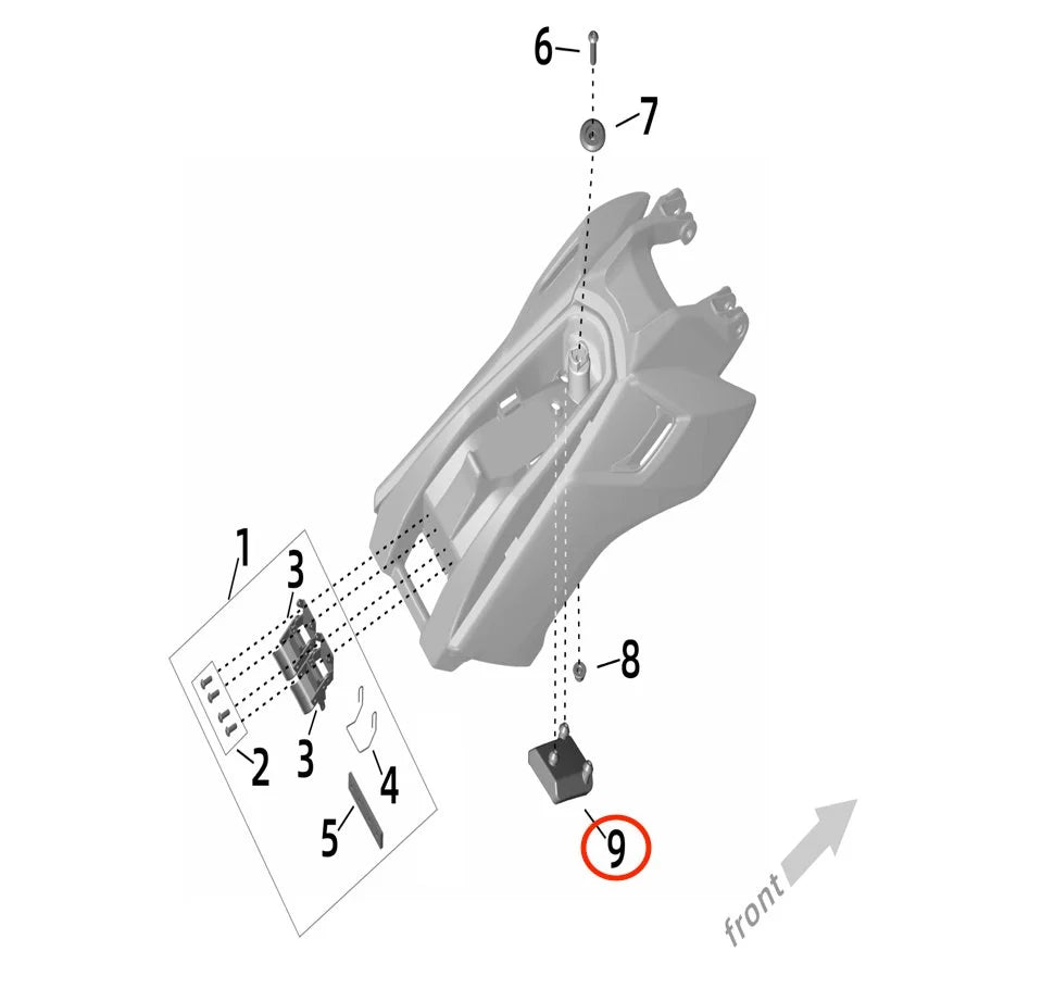 Ultra Bee Battery Compartment Rubber Bumper