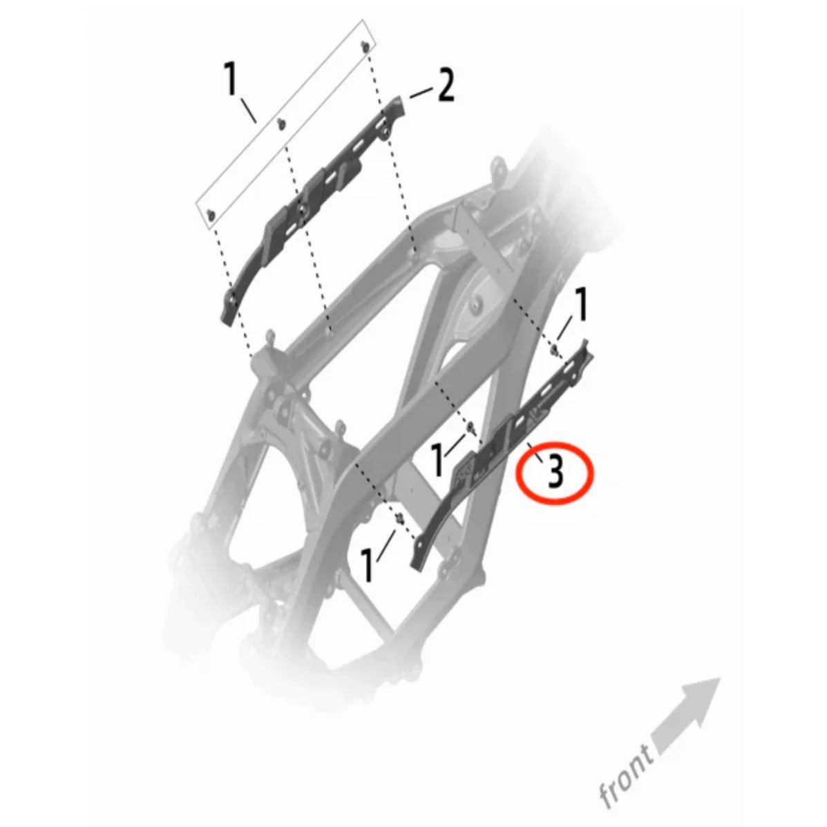 Ultra Bee Battery Position Bracket (Right)