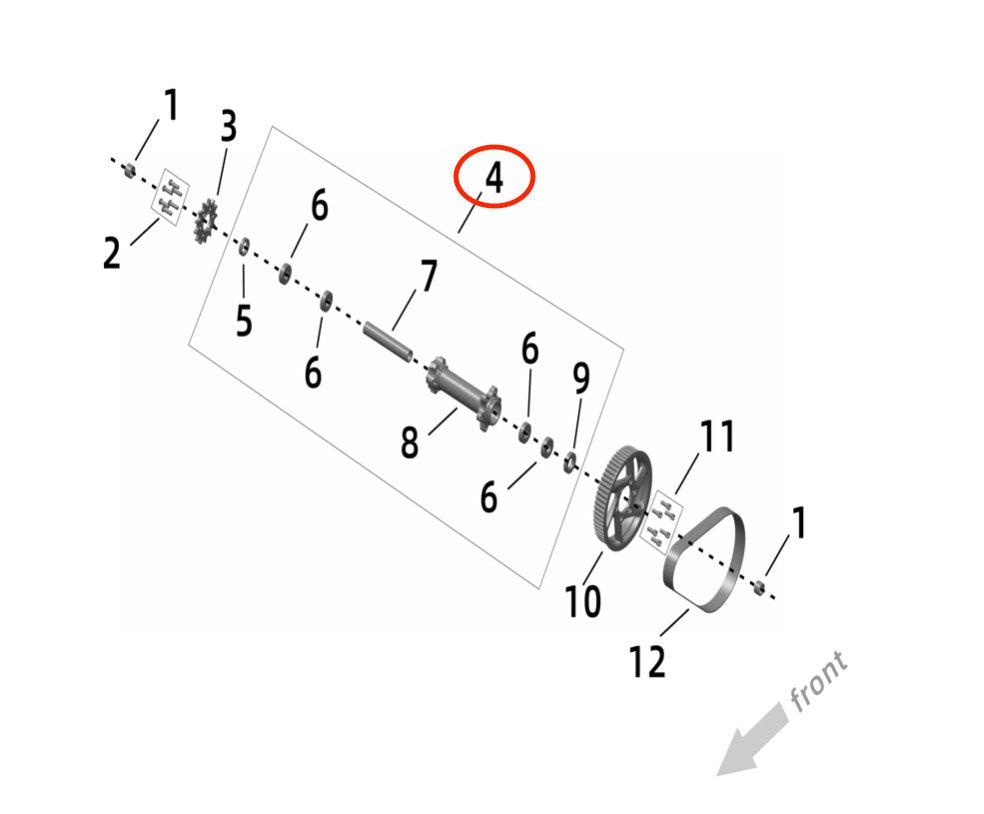 Ultra Bee Jackshaft Assembly - Surron Canada