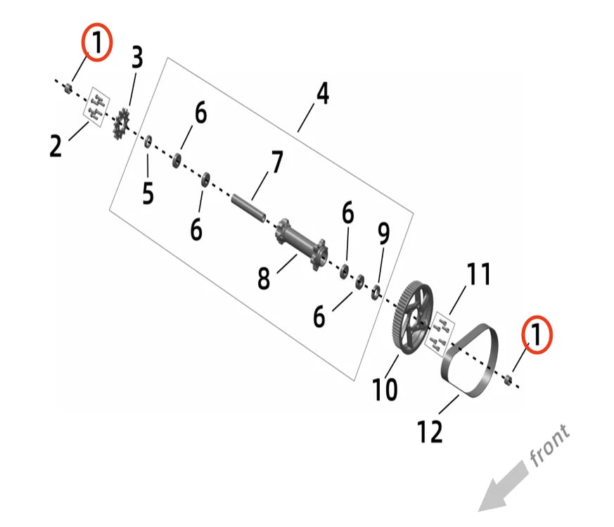 Ultra Bee Jackshaft bushing