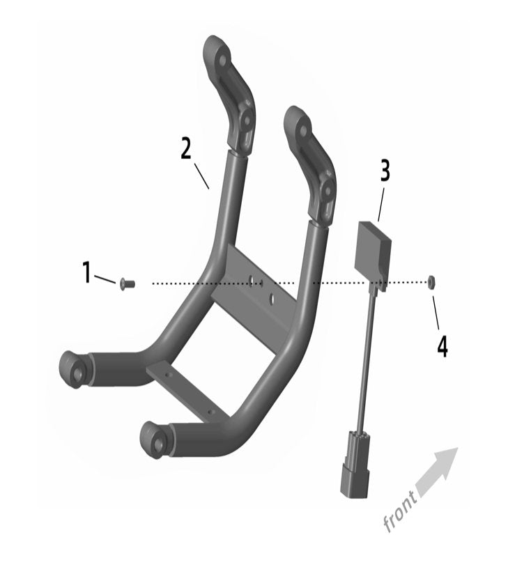 Ultra Bee Lower Frame Support Bracket - Surron Canada